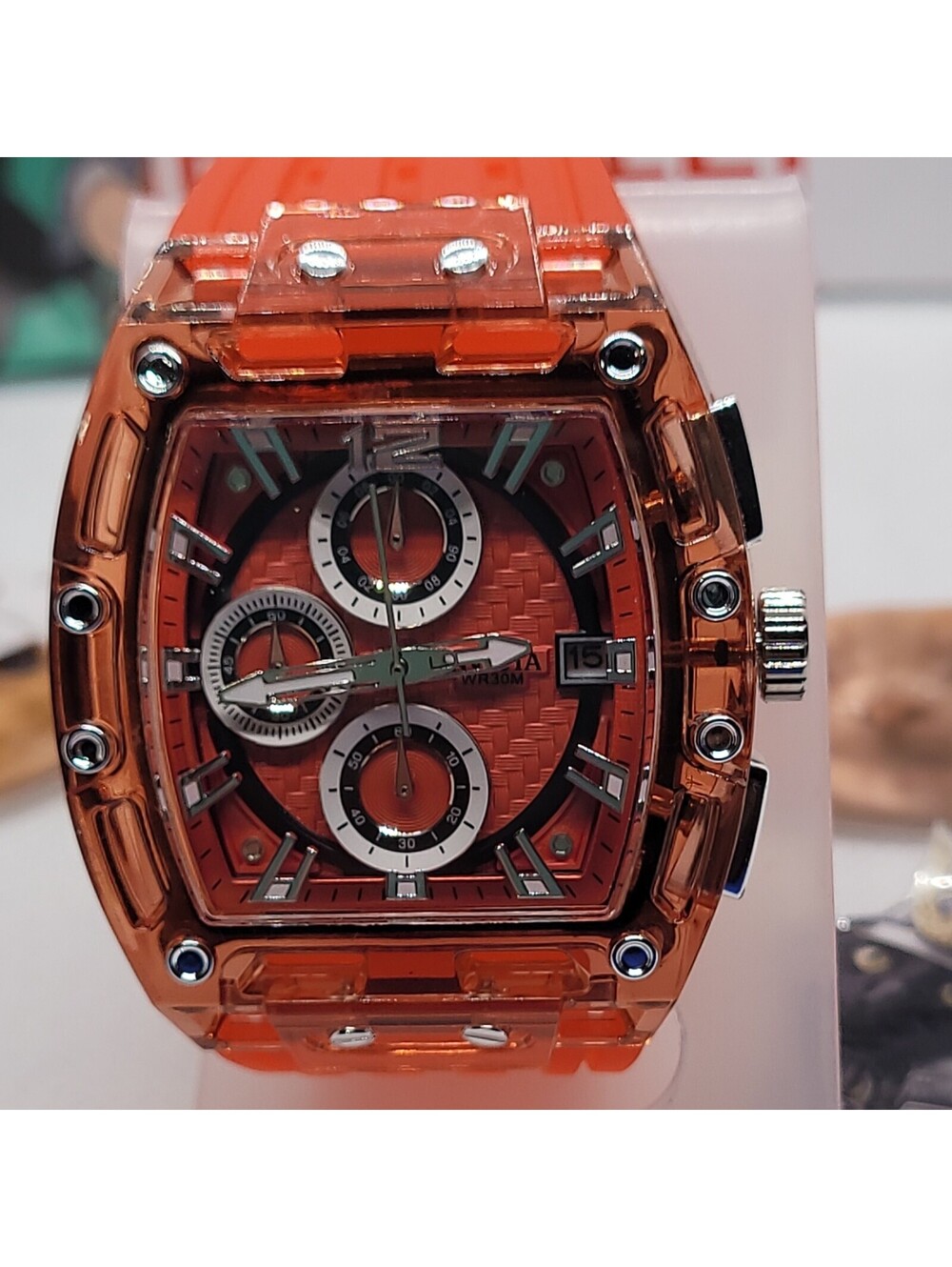 519 Invicta S1 Rally   Orange Ghostface Orange Band Miami Edition